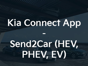 Kia Niro - Kia Connect Send2Car