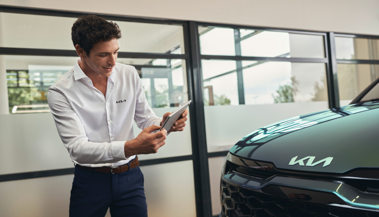 Kia EV6 laadt op met IONITY