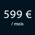 Renting Financier àpd. 599 € / mois HTVA