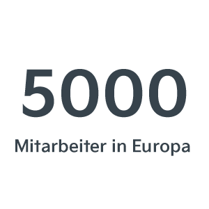 5000 Employees in Europe