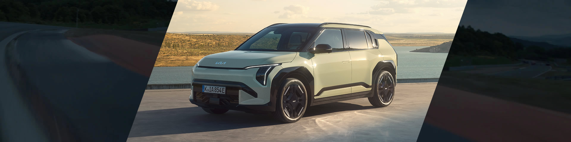 Kia EV3, Seitenansicht, vorne links