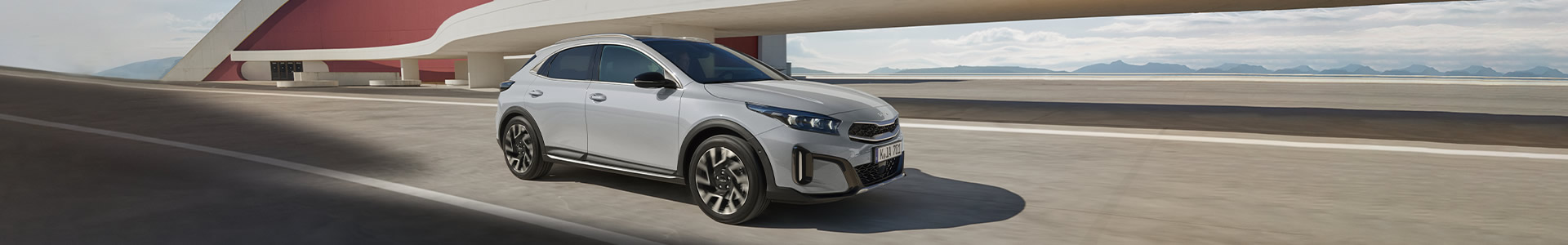 Kia XCeed, Seitenansicht Beifahrerseite, Weiß