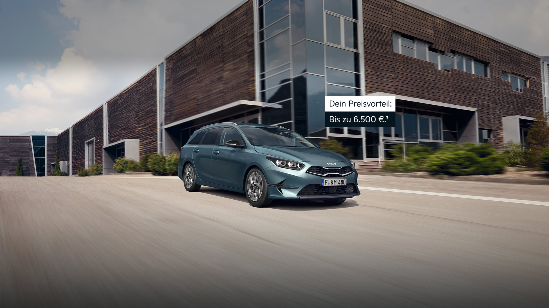 Kia Ceed Sportswagon Plug-in Hybrid, Frontansicht Beifahrerseite
