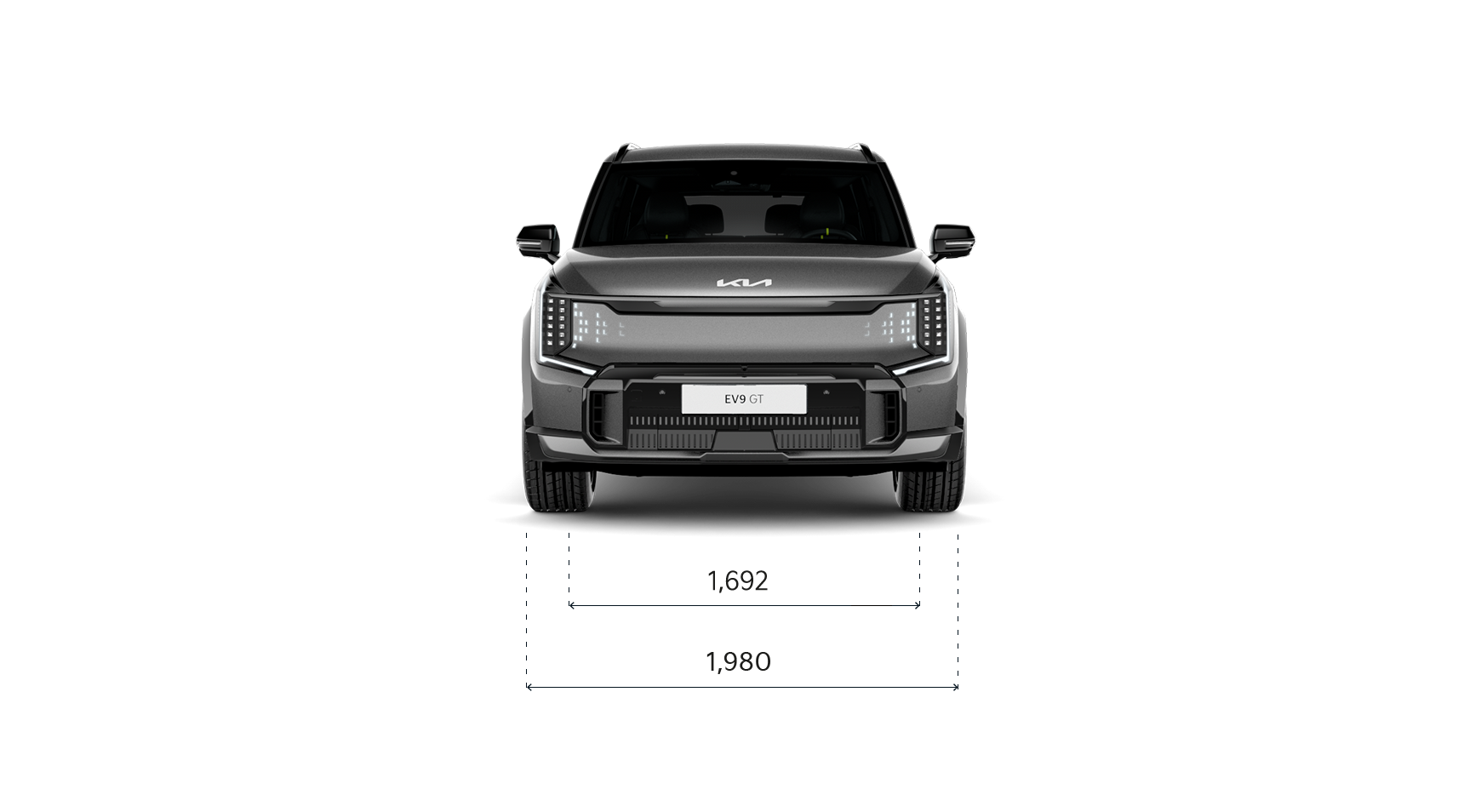 Kia EV9 GT Frontansicht