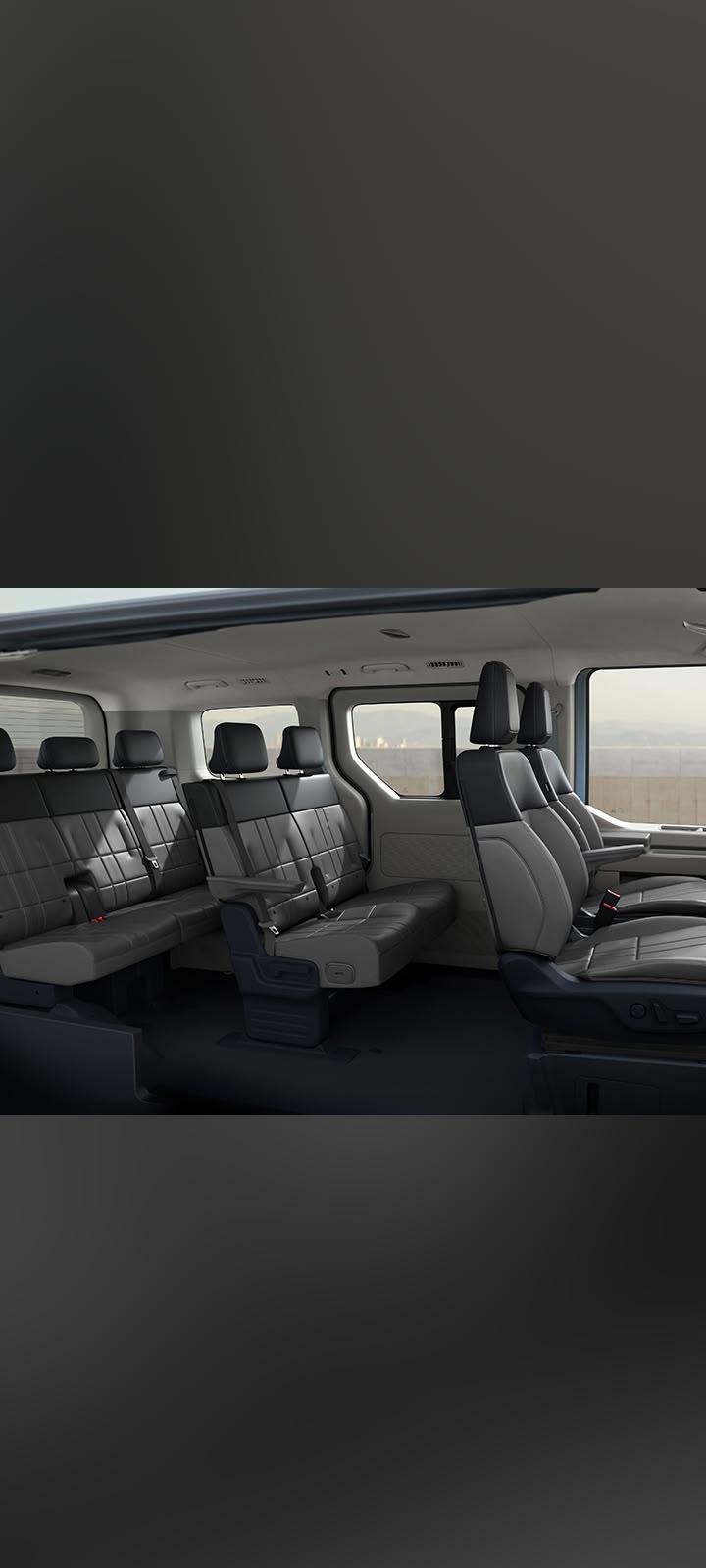 Innraum PV5 Passenger mit 7 Plätzen