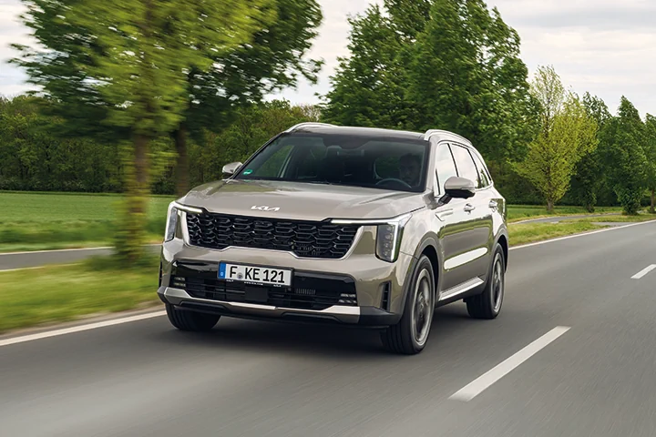 Kia Sorento auf Landstraße