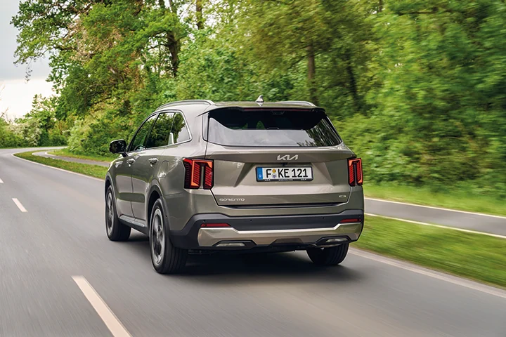 Kia Sorento auf Landstraße