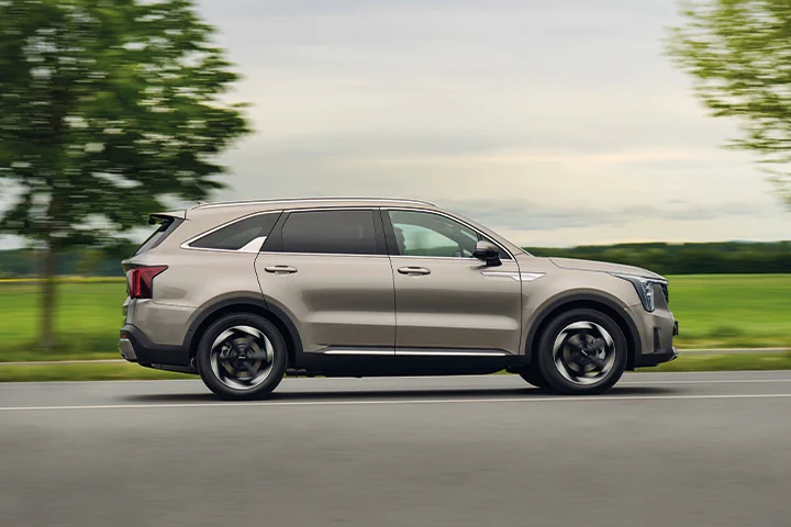 Kia Sorento auf Landstraße
