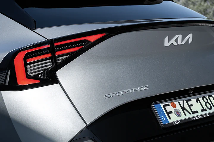 Kia Sportage, Detailansicht, Heckpartie