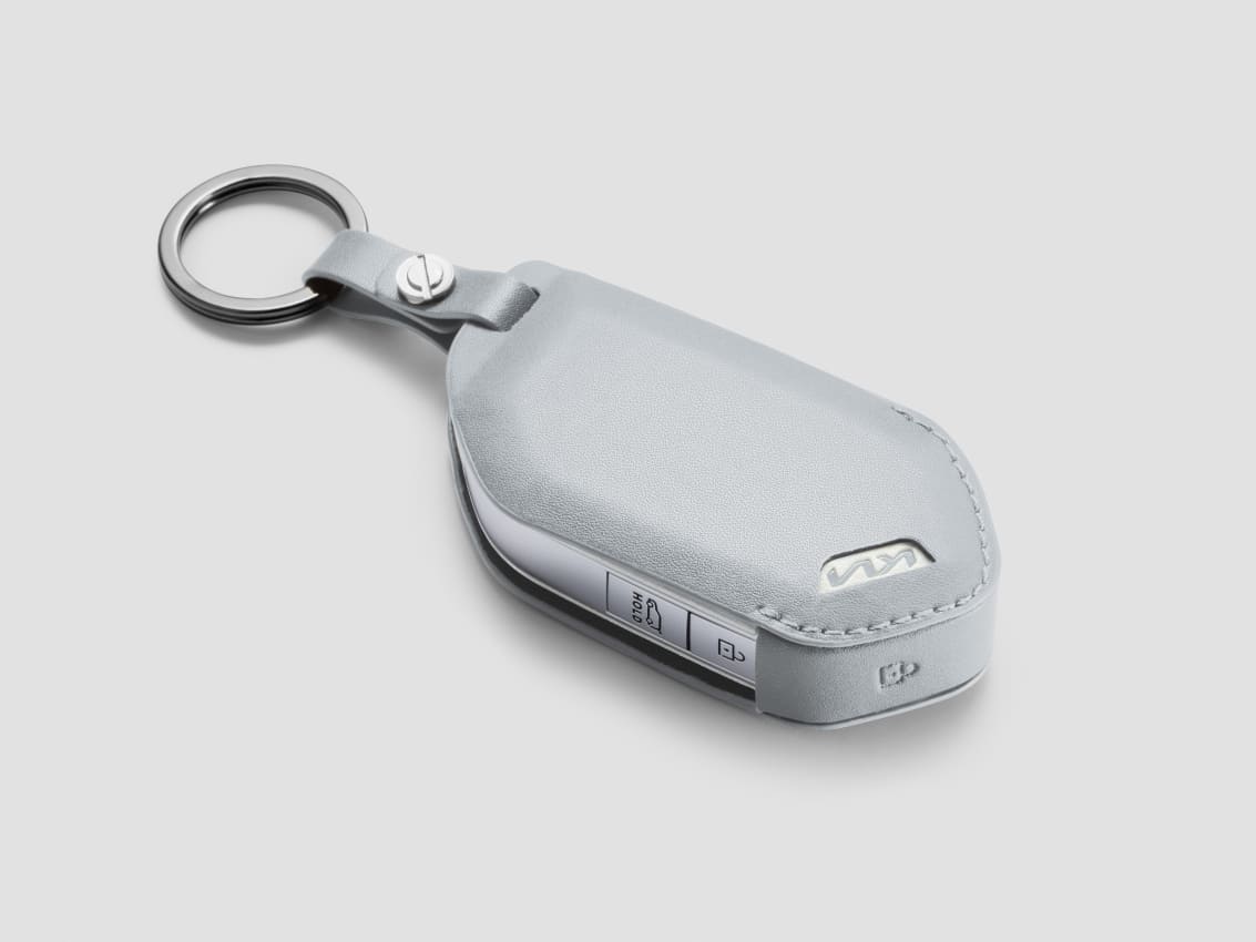 Funda gris para llave Kia