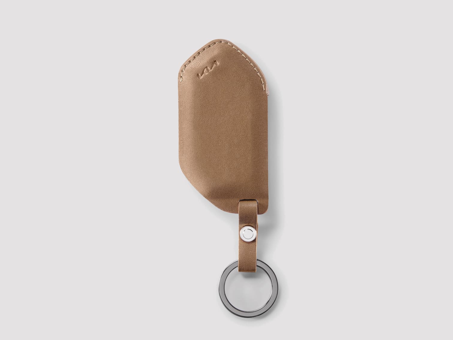 Funda marrón para llave Kia