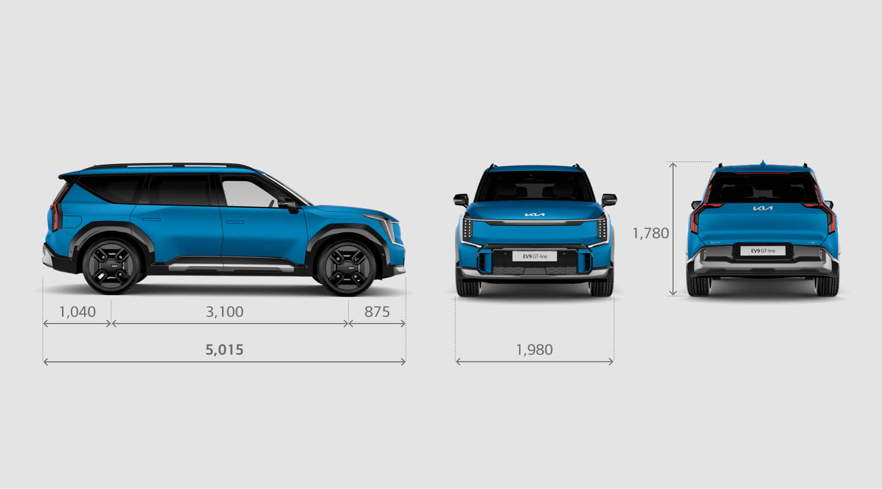 Vue complète de EV9