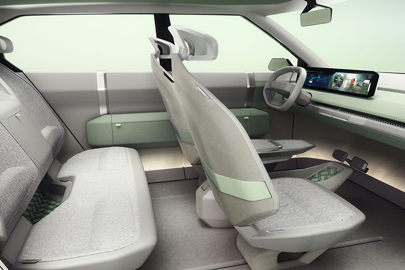 Kia EV3 Concept, Innenansicht, Beifahrerseite