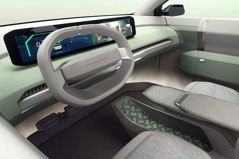 Kia EV3 Concept, Detailansicht, innen, Fahrerseite