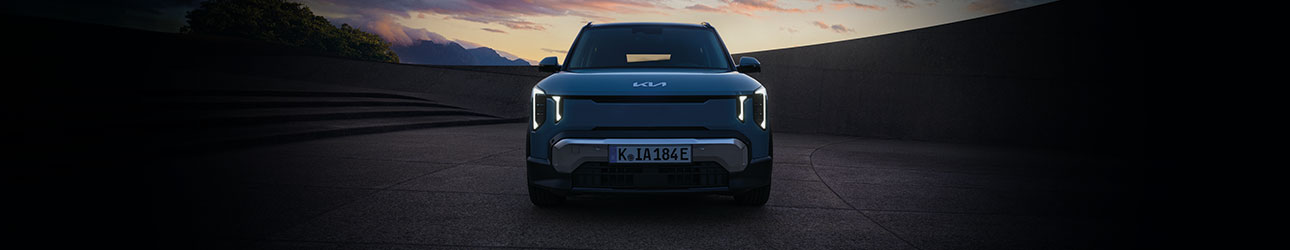Vista frontal del Kia EV2