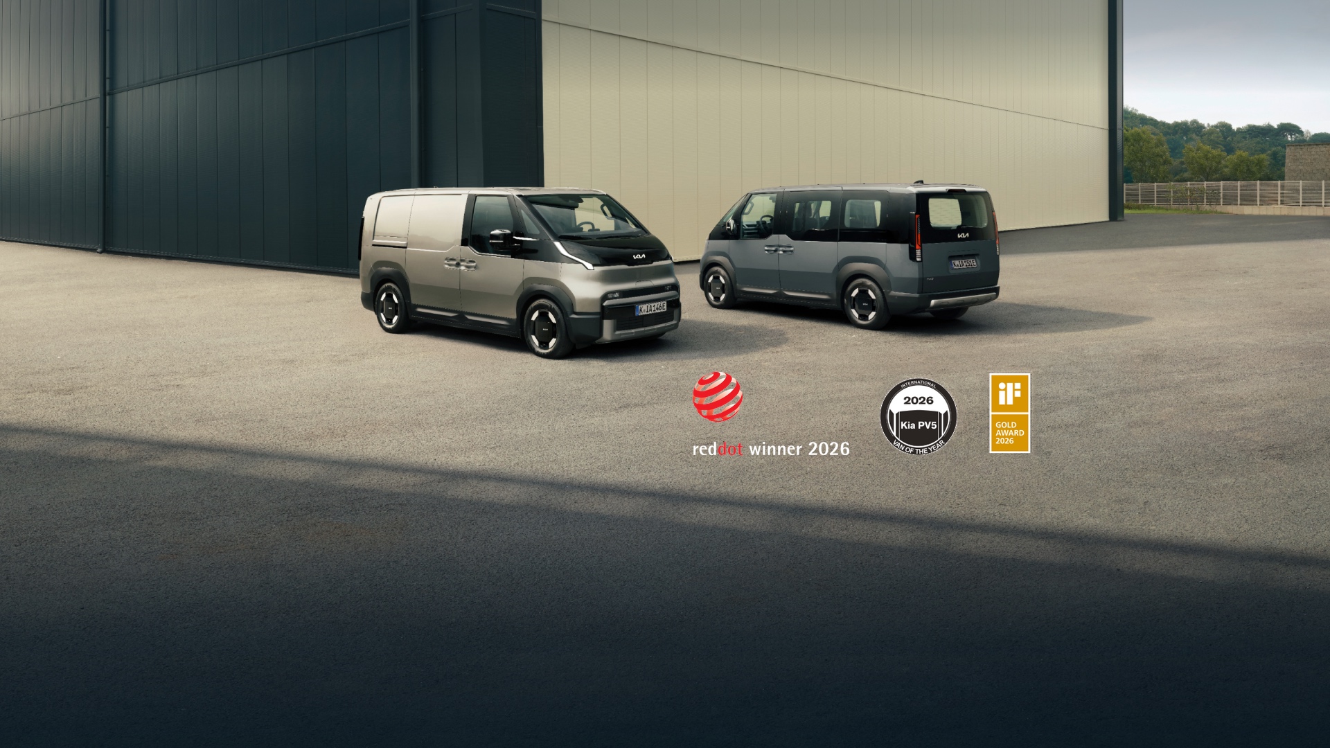 Kia PV5 Cargo and PV5 Passenger with Red Dot, International Van of the Year and iF Design Award Gold 2026 awards