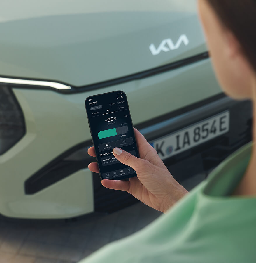 Kia EV3 and Kia App