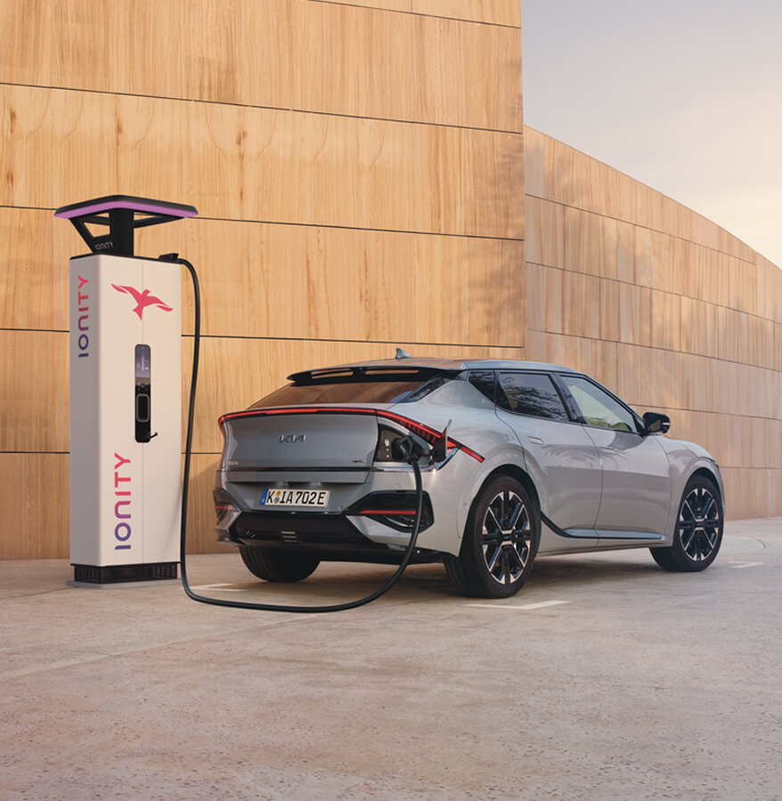 Kia EV6 se carga con IONITY