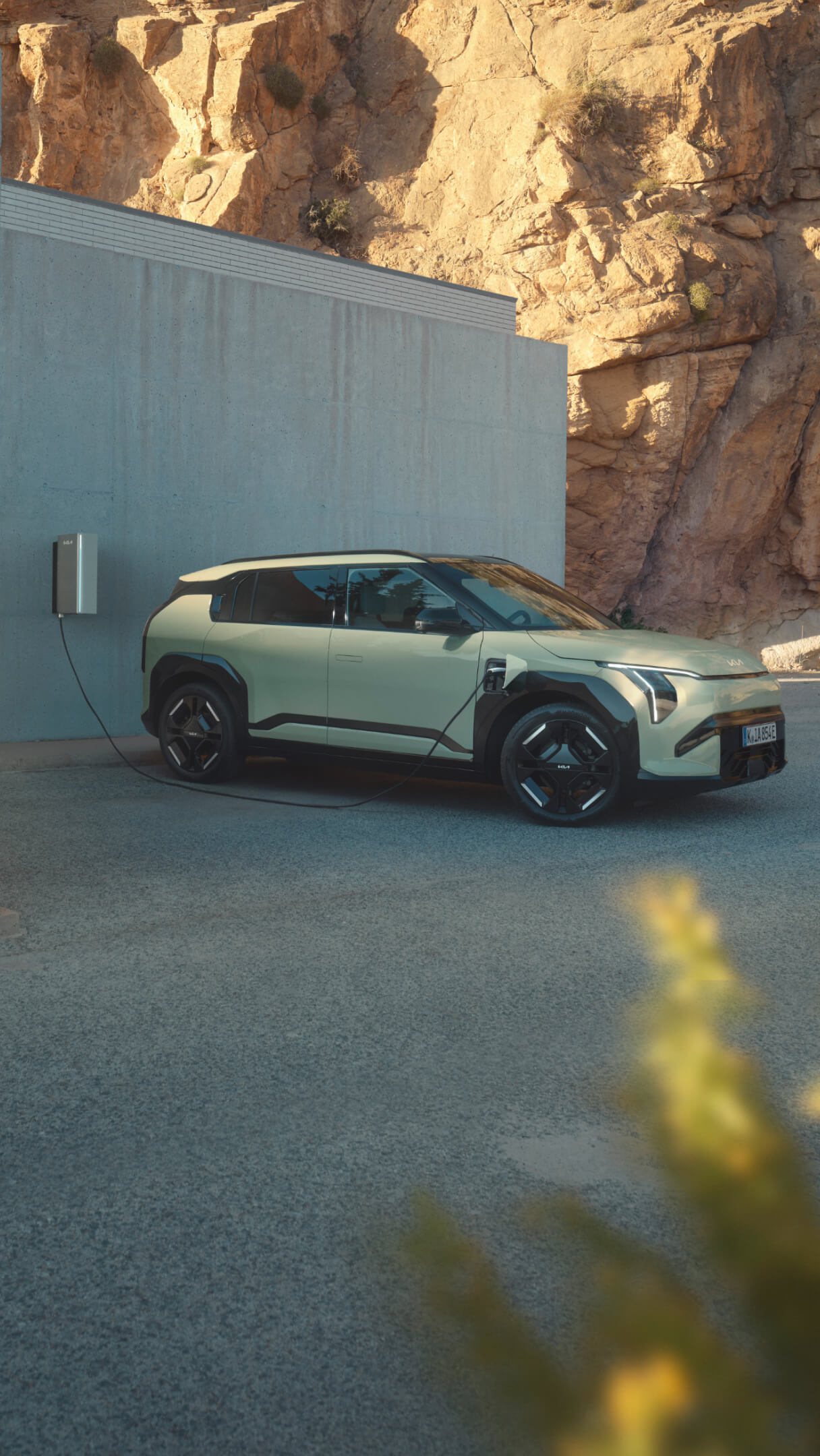 Kia EV3 charges at home