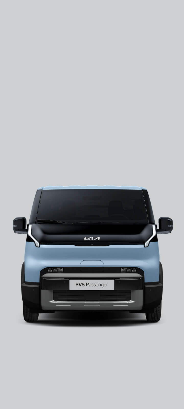 Full front view of the Kia PV5 Passenger