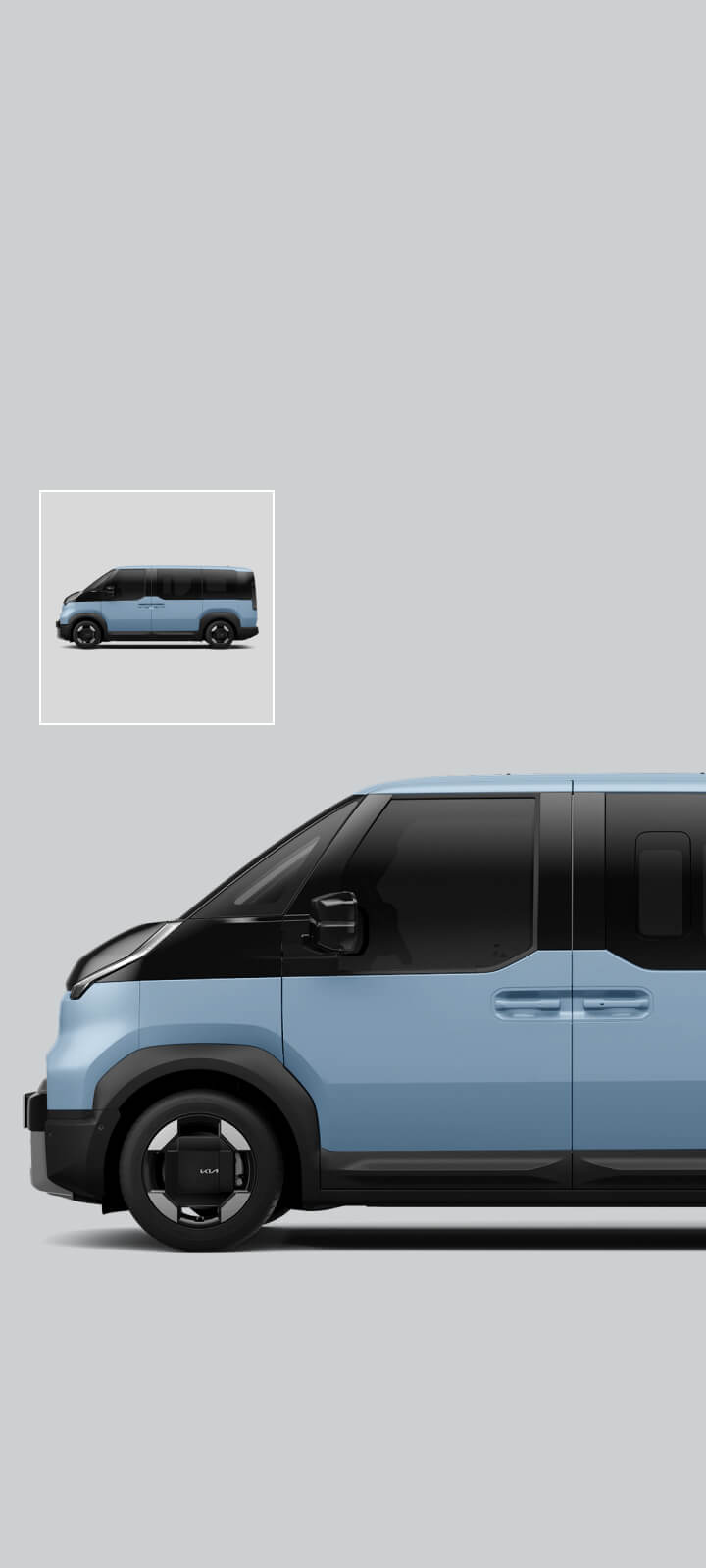 Full side view of the Kia PV5 Passenger