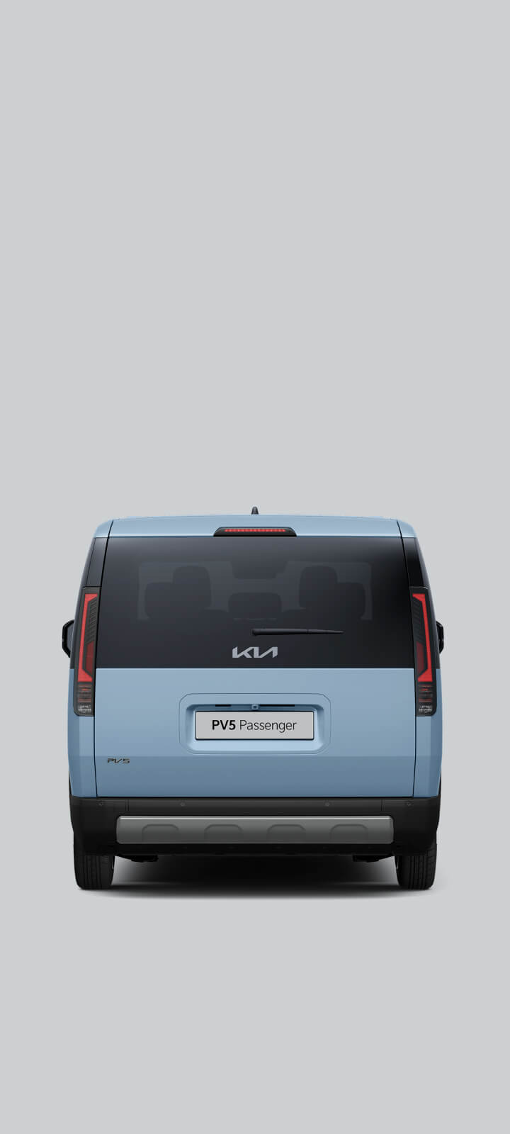 Full rear view of the Kia PV5 Passenger