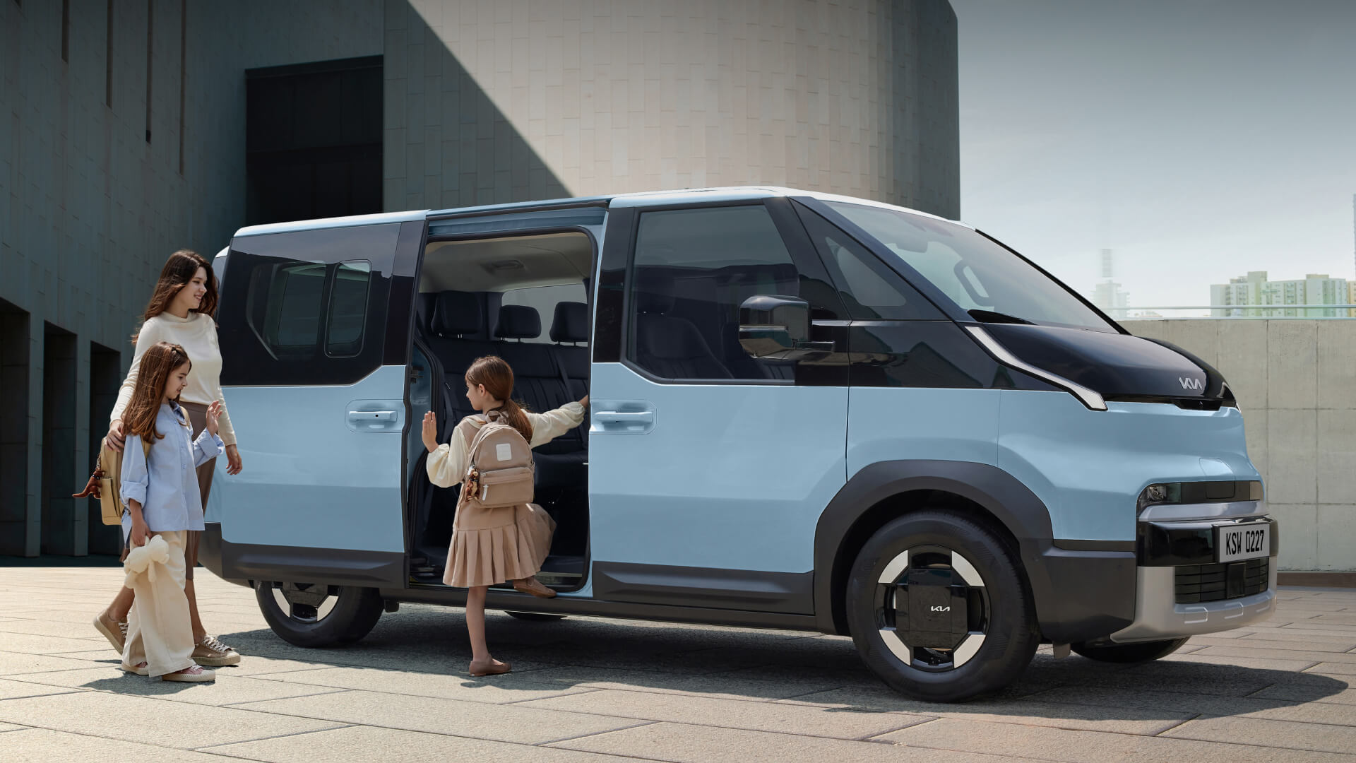 Kia PV5 Passenger är en rymlig familjebuss.