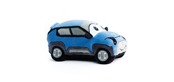 Kia EV3 plush toy