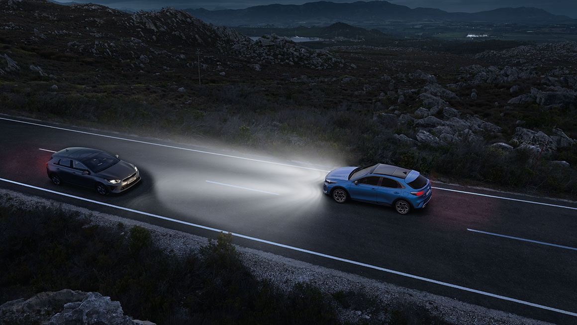 Gestion intelligente des feux de route