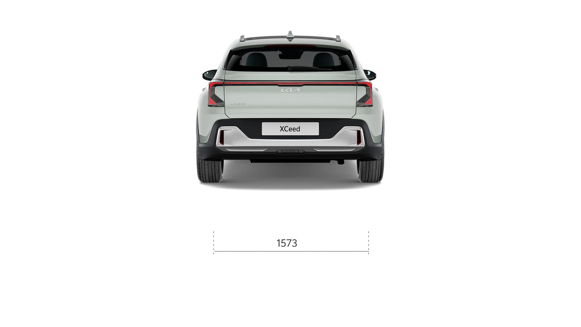 Kia Niro Dimensions rear view