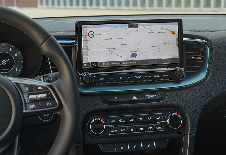 Quadro strumenti digitale di Kia XCeed SEM