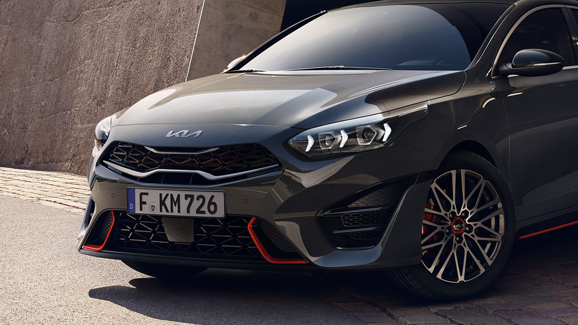 Il design del frontale di Kia ProCeed