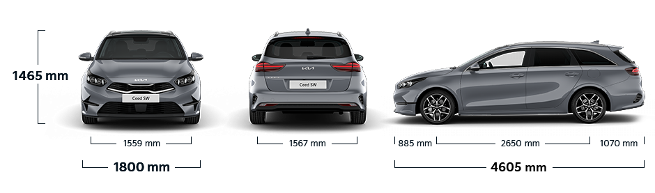 Kia Ceed Sportswagon Dimensions