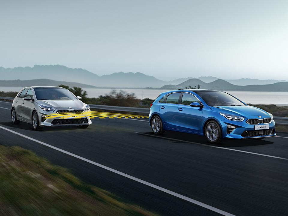 kia ceed blind spot collision warning
