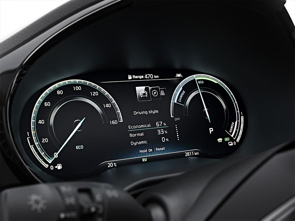 kia ceed sportswagon plug-in hybrid digital cluster