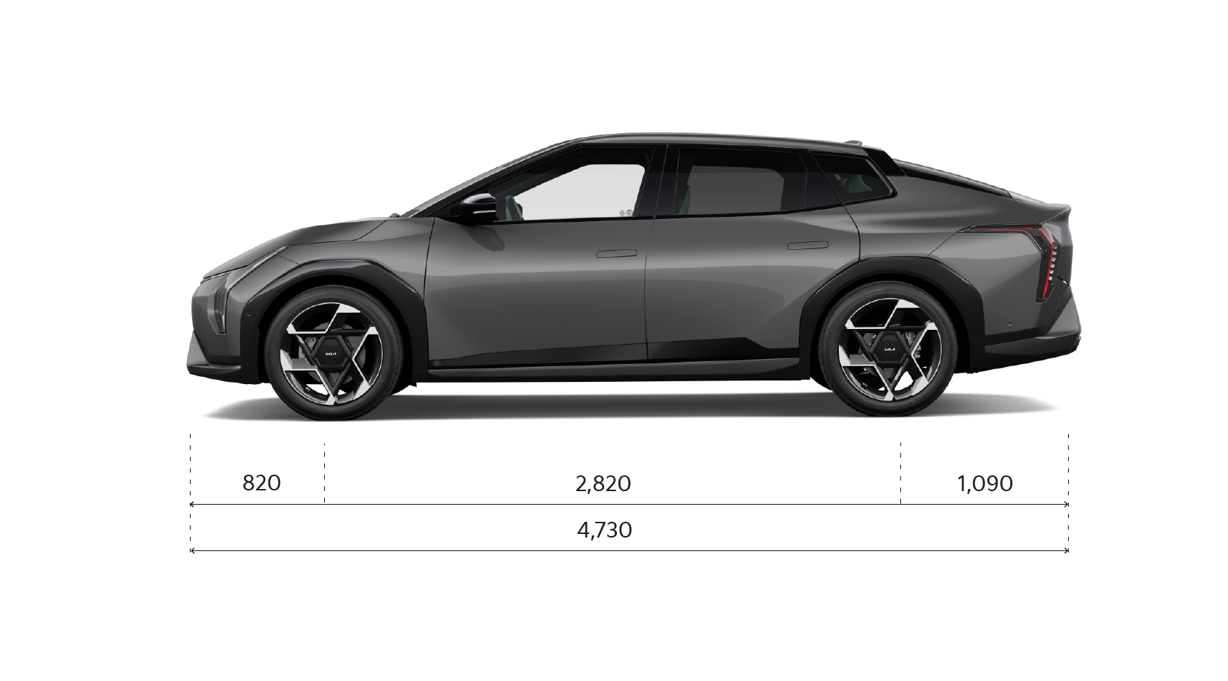 Kia EV4 Dimensions side view