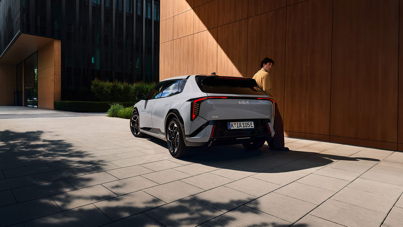Hatchback s unikátnym dizajnom zadnej časti.