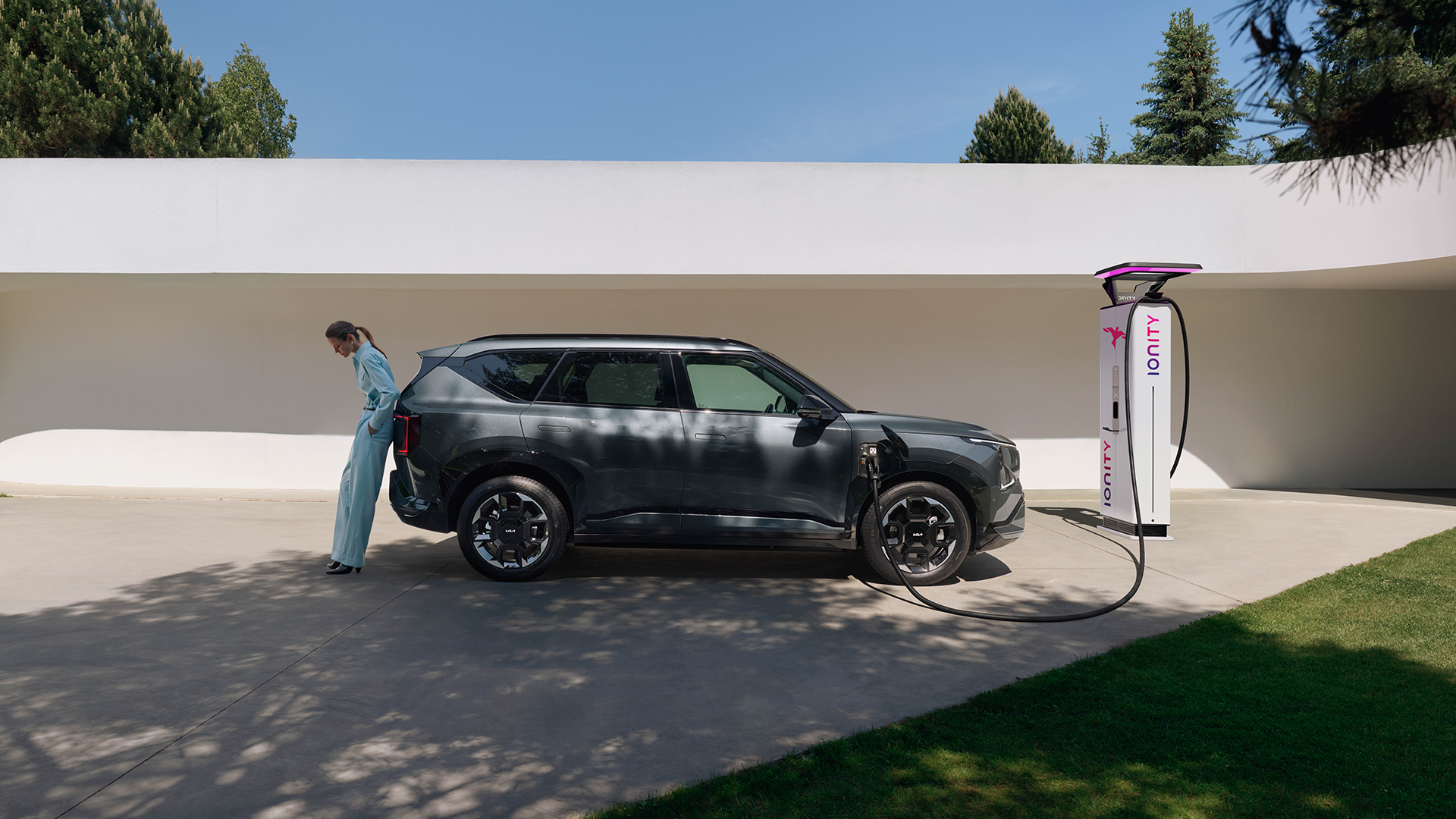 Publik laddning med Kia EV5