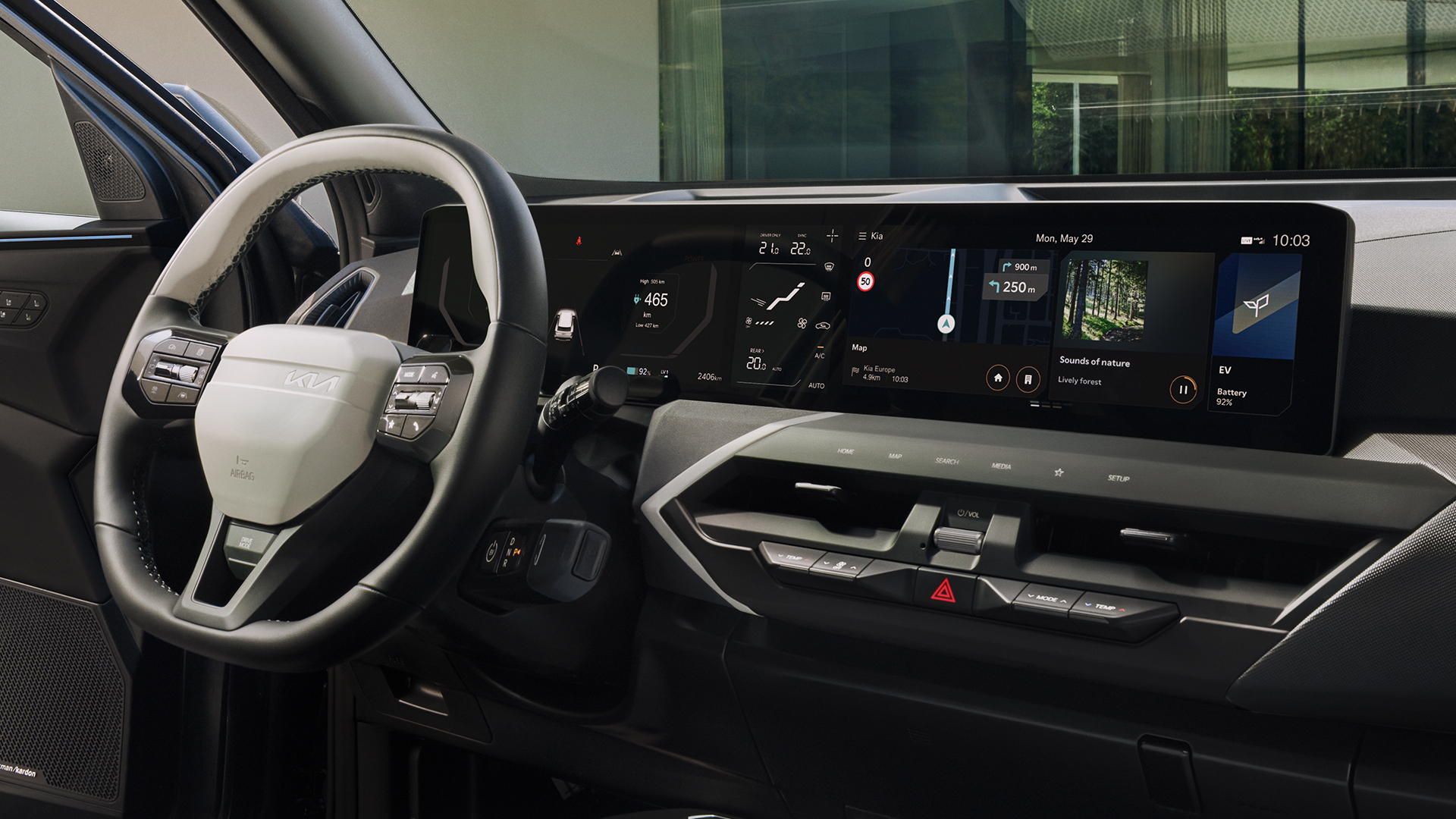 Musik-streaming i Kia EV5