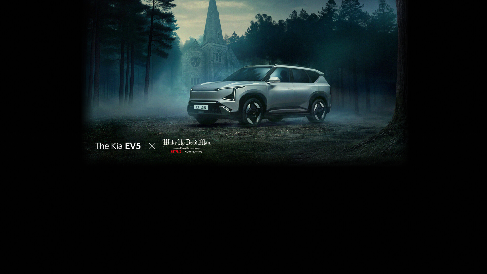 The Kia EV5 X Wake up Dead Man.  A Knives out Mystery