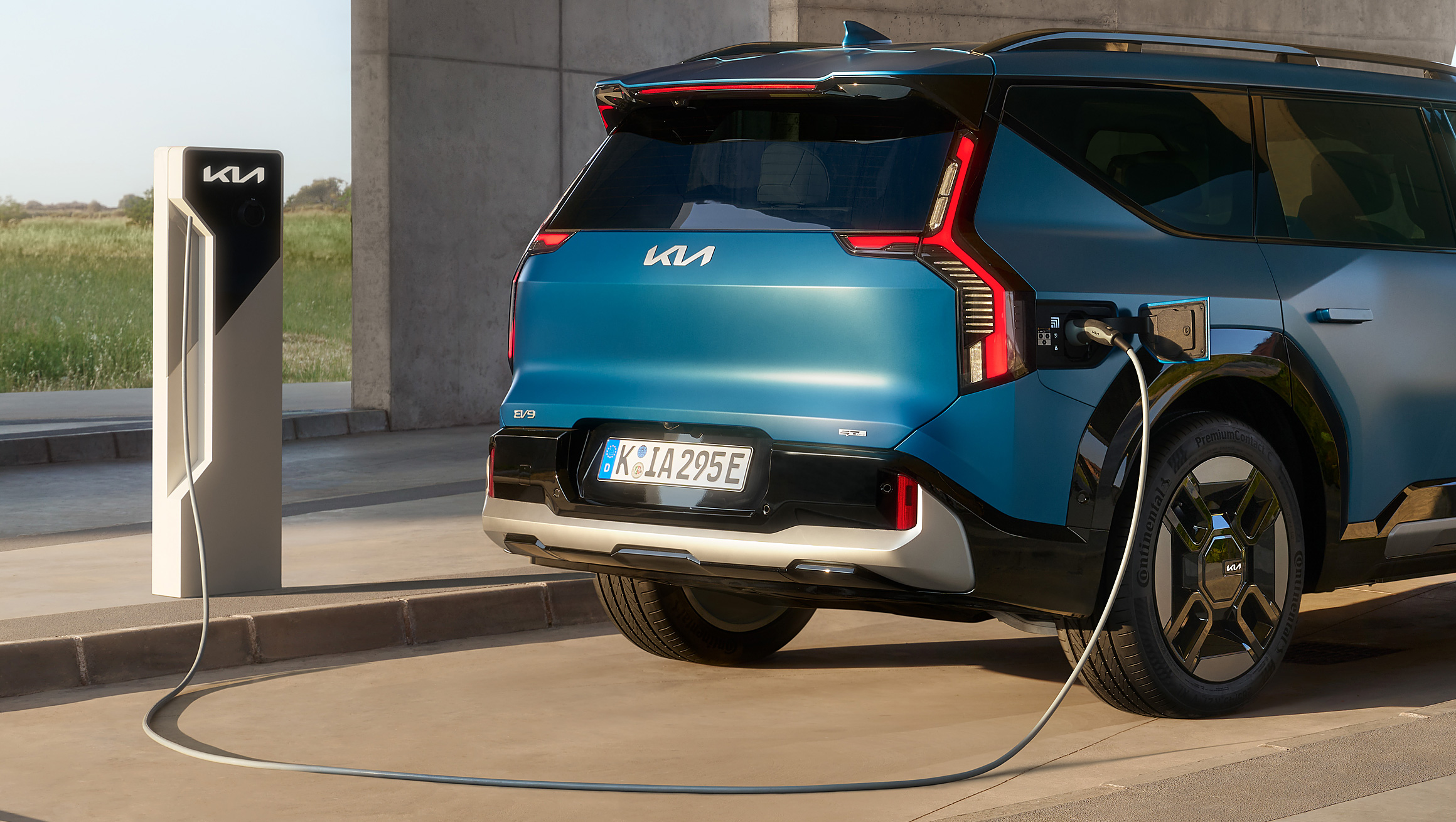 Kia EV9 en charge