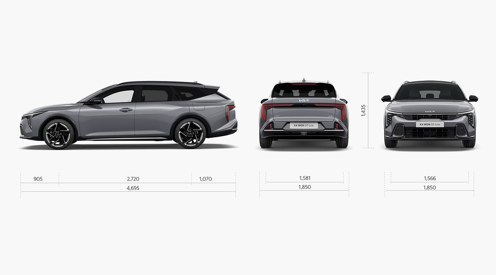 Kia EV4 Dimensions - all