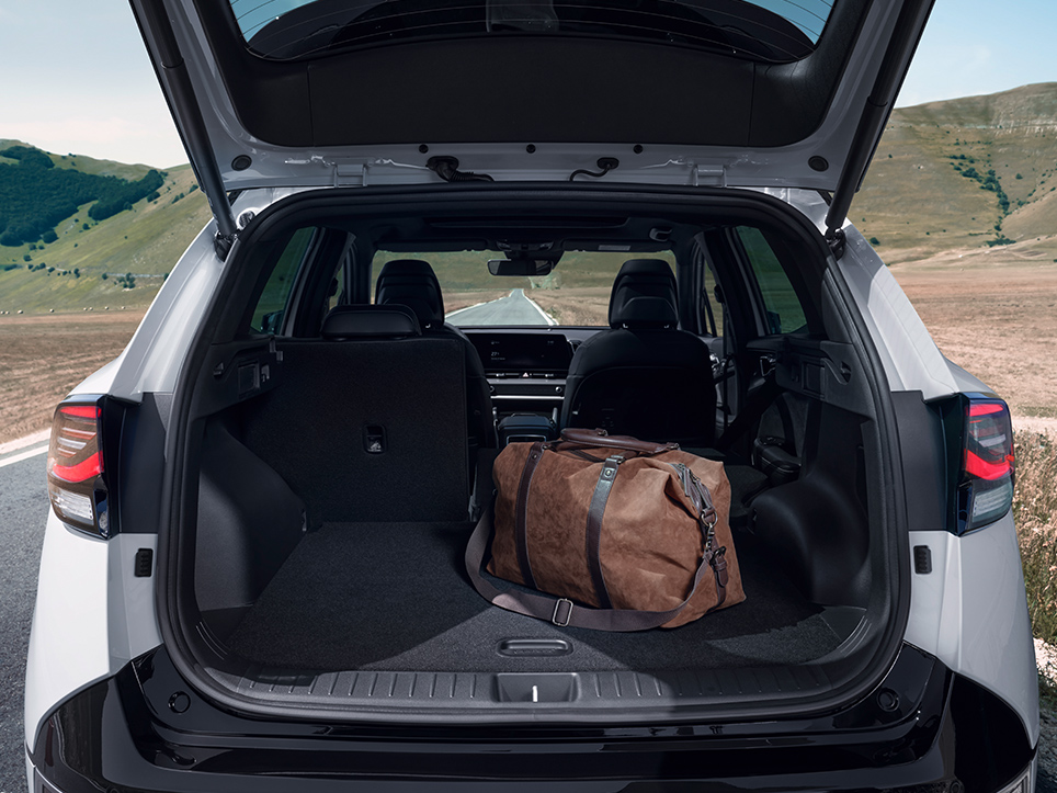El maletero del Kia Sportage ofrece un espacio hasta 1780 litros con una división 40:20:40.