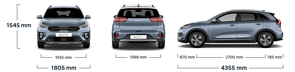 Kia Niro Plug-in Hybrid dimensions