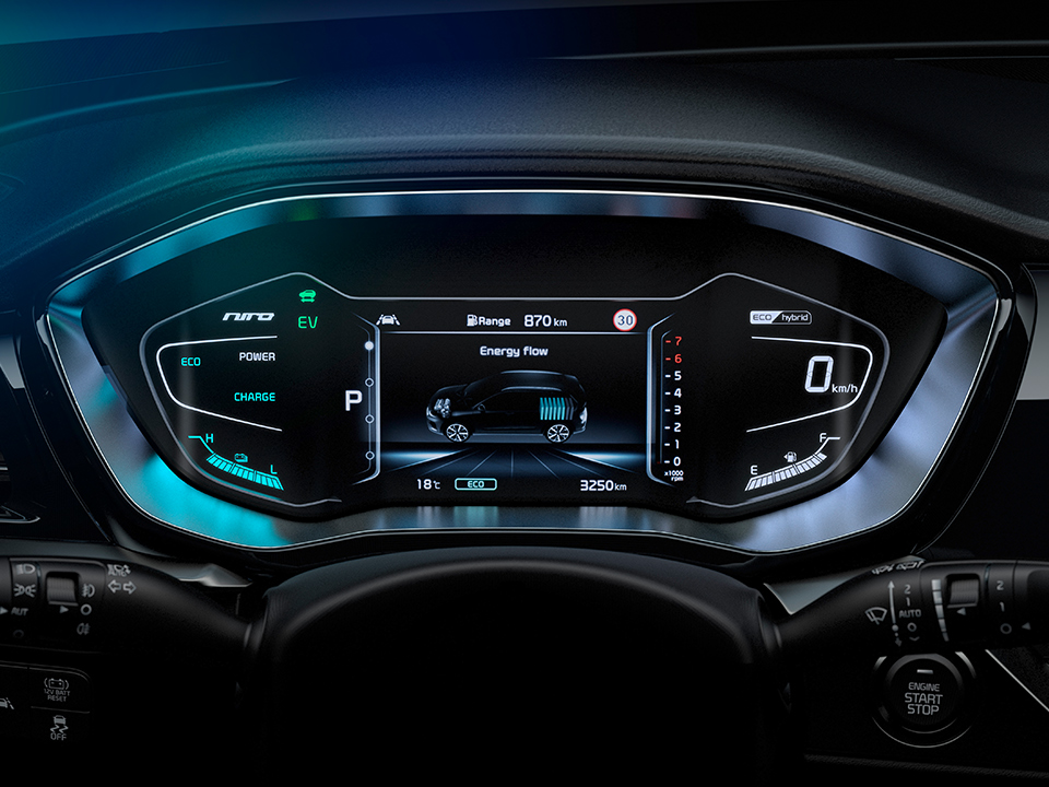 Kia Niro petrol and electric power 