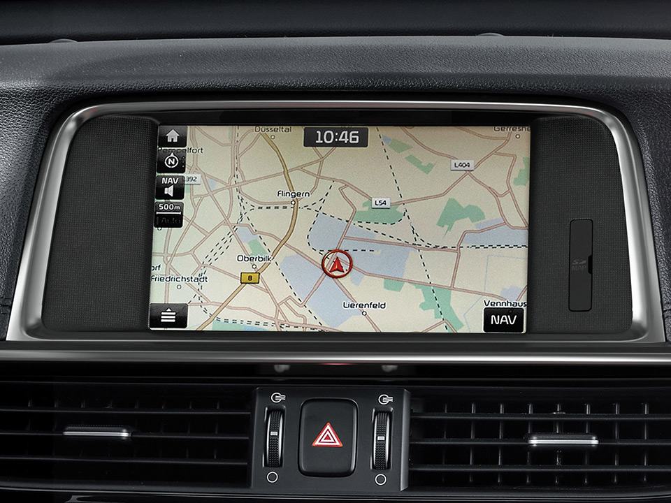 Kia Optima infortainment navigation