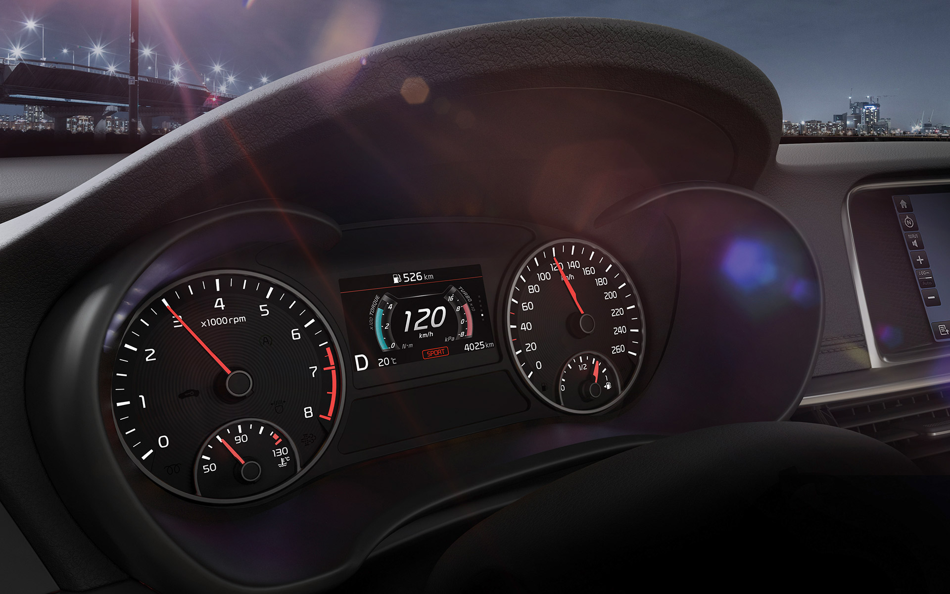 Kia Optima GT main highlights