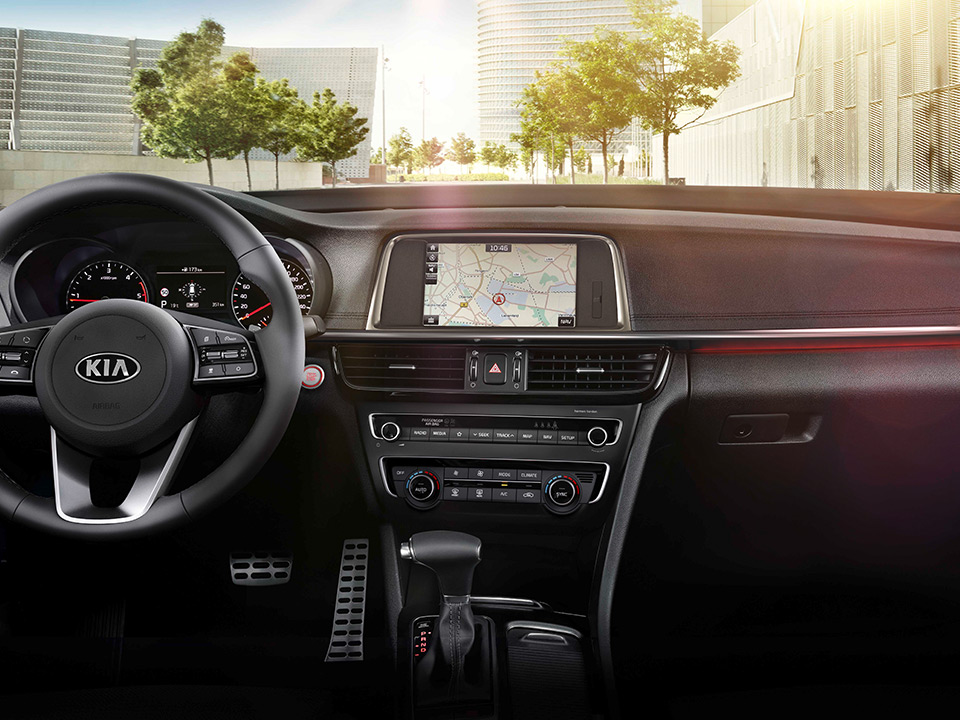 Kia Optima Sportswagon refined interior