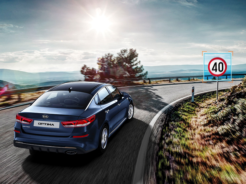 Kia Optima Intelligent Speed Limit Warning Function