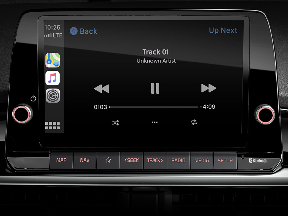 Az új Kia Picanto vezeték nélküli Android Auto and Apple CarPlay szolgáltatása